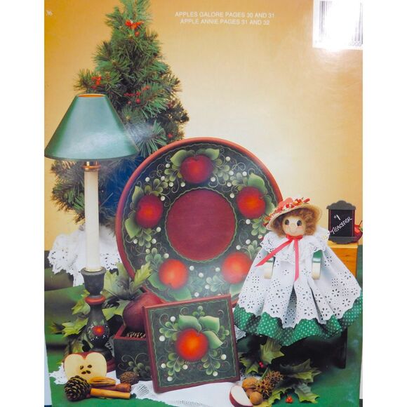 Tolehaven Vol. 2 Christmas Book Vintage 1991 Tole Painting - Picture 2 of 6